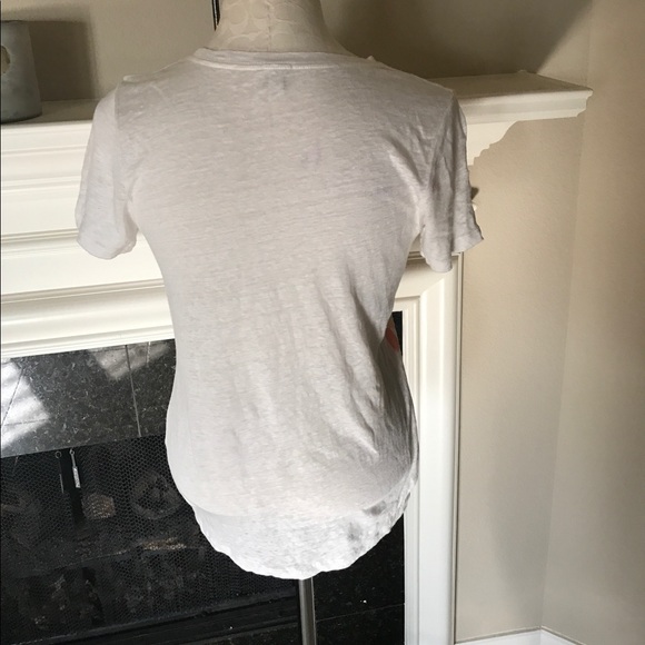 EUC J Crew Linen Moroccan Tile Tee - Picture 5 of 7